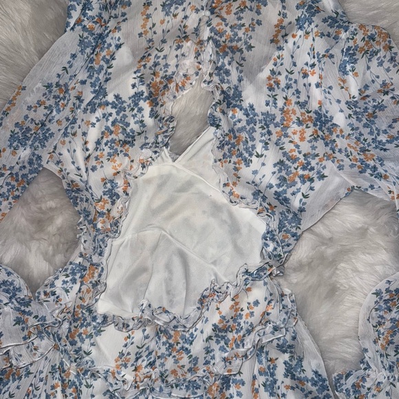 Floral Ruffle Dress - Picture 3 of 3